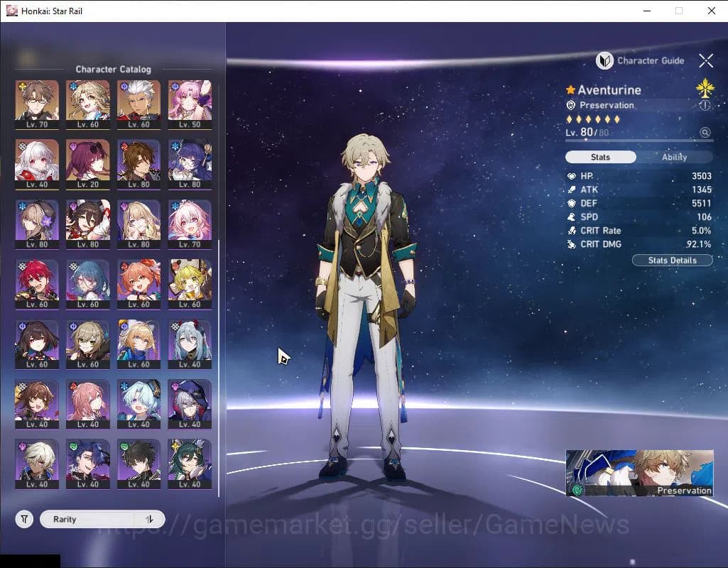 Honkai Star Rail Accounts Asia|TL 70|40 Special Pass|14 Limited|[Castorice,F image 12