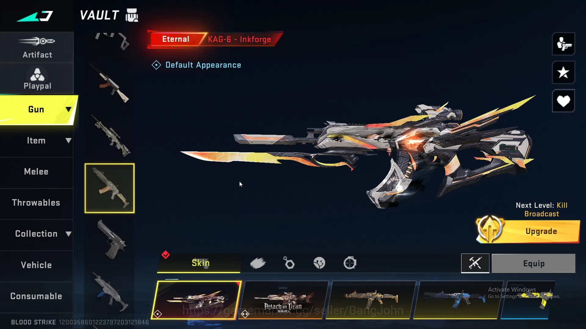 Blood Strike Accounts "ASIA | 2 EVO | 6 Eternal | Evo M4 | Evo AK47 | Et image 6