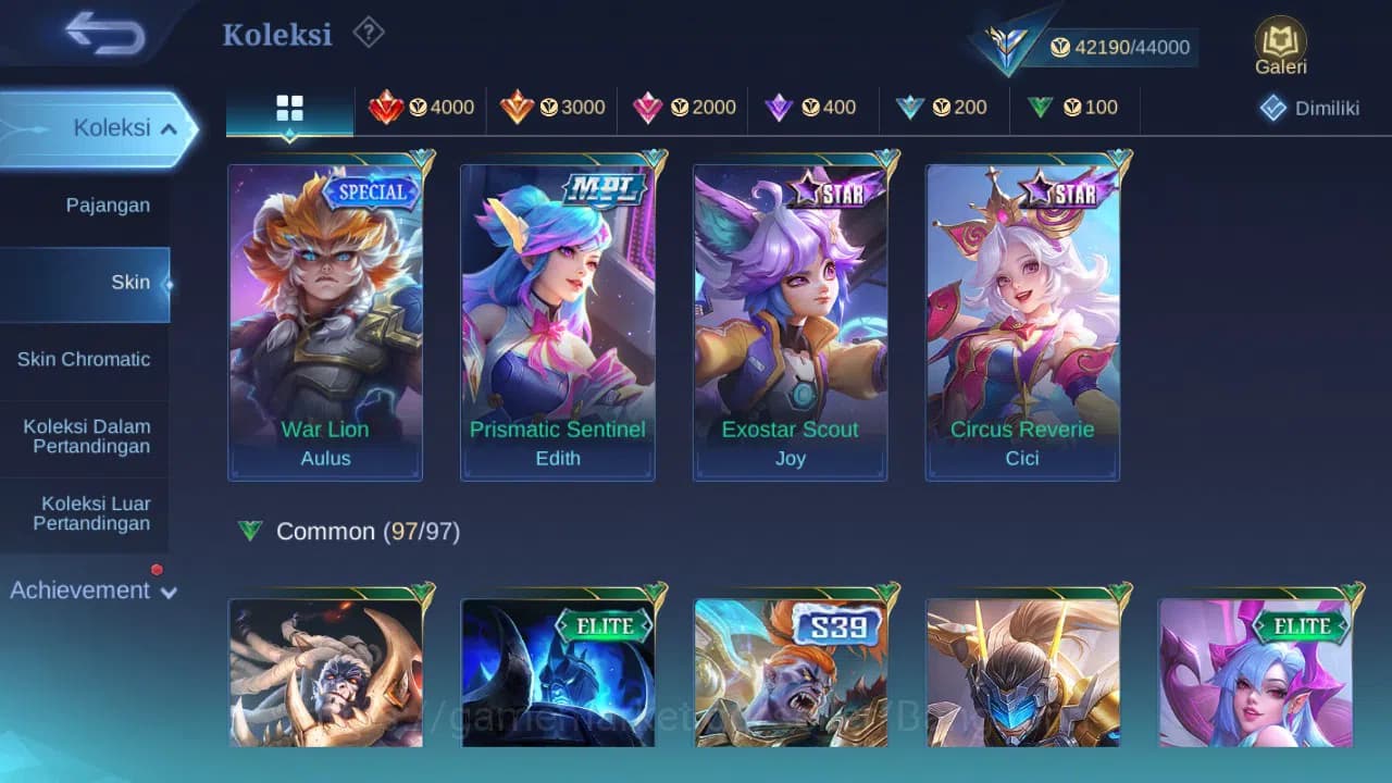 Mobile Legends: Bang Bang Accounts GLOBAL Hero 93 Skin 178 Luckybox Fanny Karrie | KO image 8