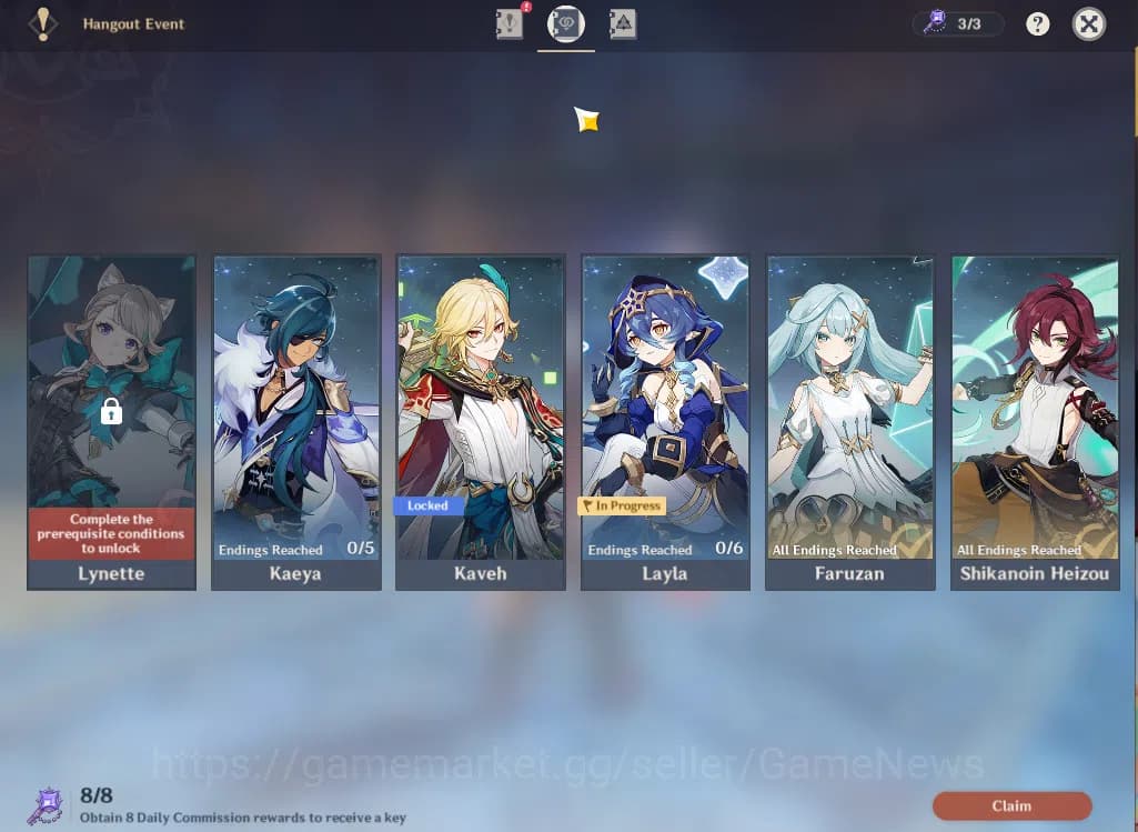 Genshin Impact Accounts ASIA|FreeHI+HSR|AR60|PreamTeam Arlecchino|22Limite image 13