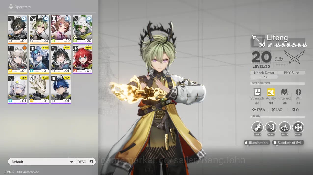 Arknights: Endfield Accounts Starter Fresh | ASIA | SSR Ardelia Potensial 1 + L image 3