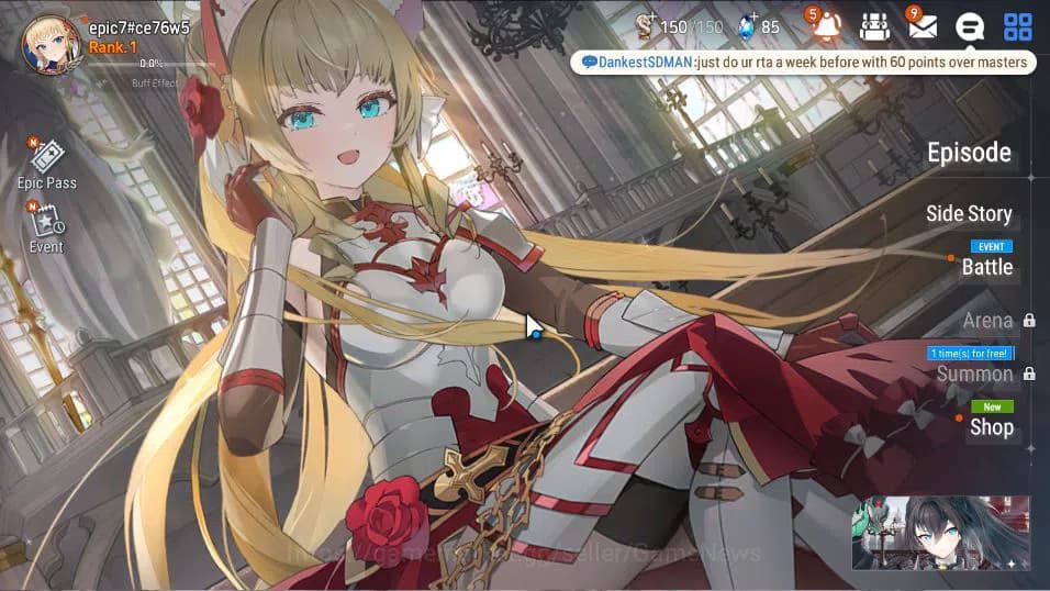 Epic Seven Accounts Global Unverif | Fresh Starter | Low Progress | 1 image 1