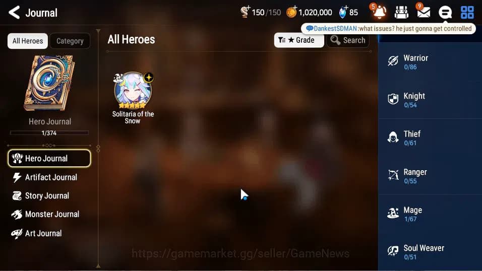 Epic Seven Accounts Global Unverif | Fresh Starter | Low Progress | 1 image 4