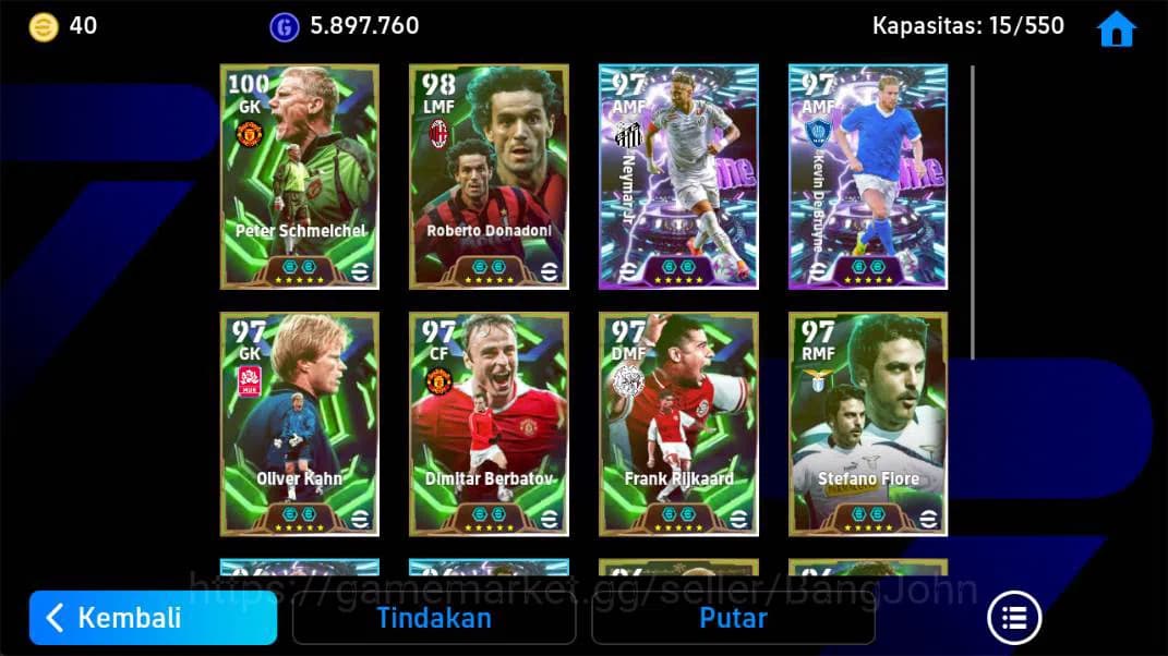 eFootball Accounts power 3168 | scheichel epic, doanadoni epic, Neyma image 4