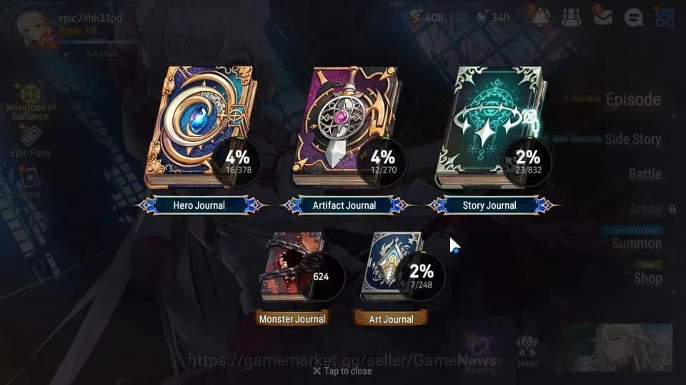 Epic Seven Accounts GLOBAL|UnVerif|New Meta Salome, Lone Crescent Bell image 3