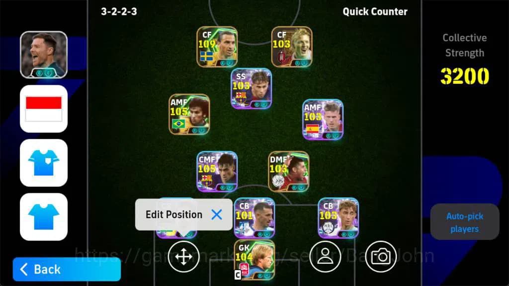 eFootball Accounts Android, Pwr 3200,Ibrahimov epc new,F lopez shw,R image 1