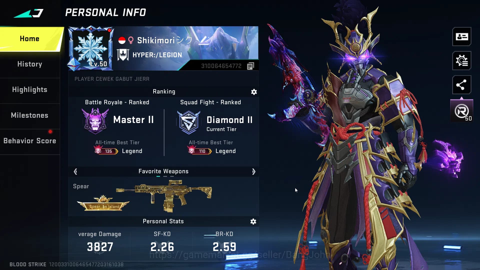 Blood Strike Accounts ASIA | Eternal Zero, Ultra Zero, Ultra Blast, 2 Ul image 2