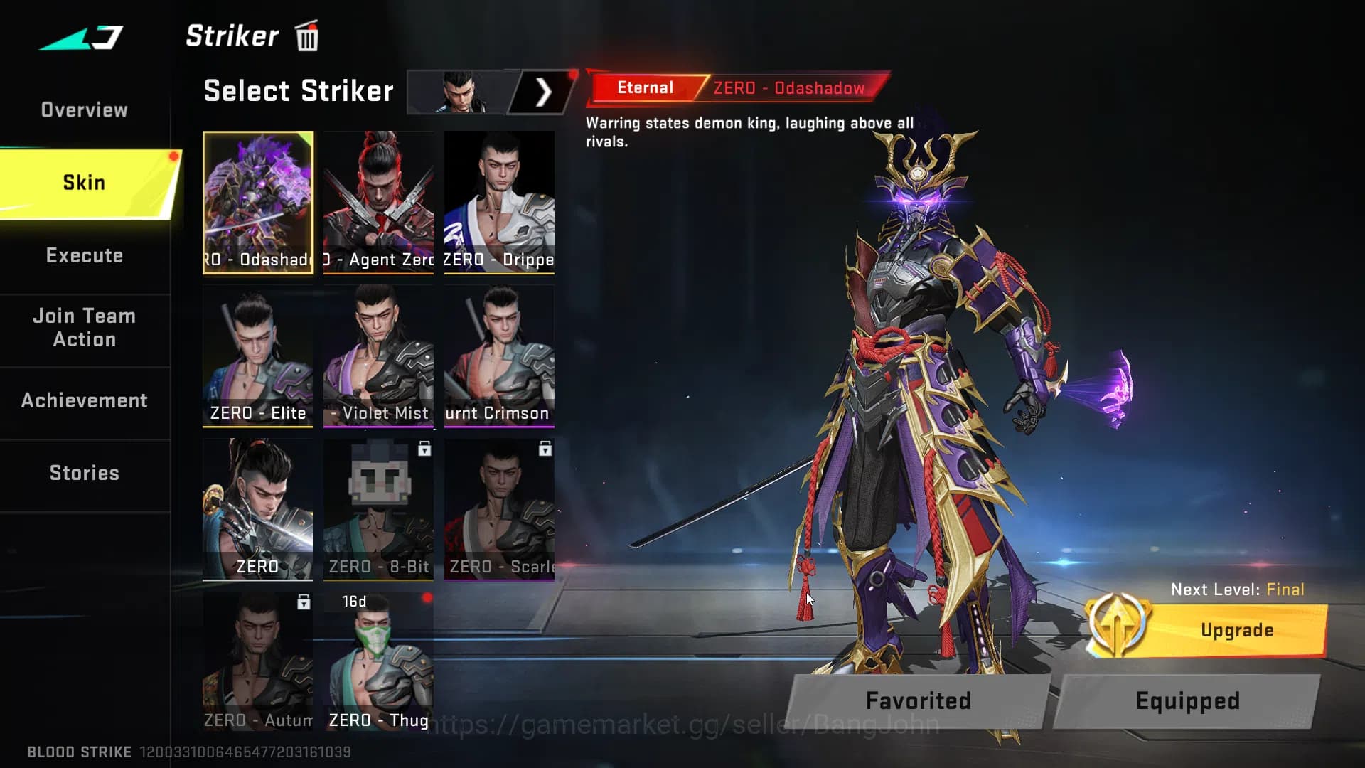 Blood Strike Accounts ASIA | Eternal Zero, Ultra Zero, Ultra Blast, 2 Ul image 3
