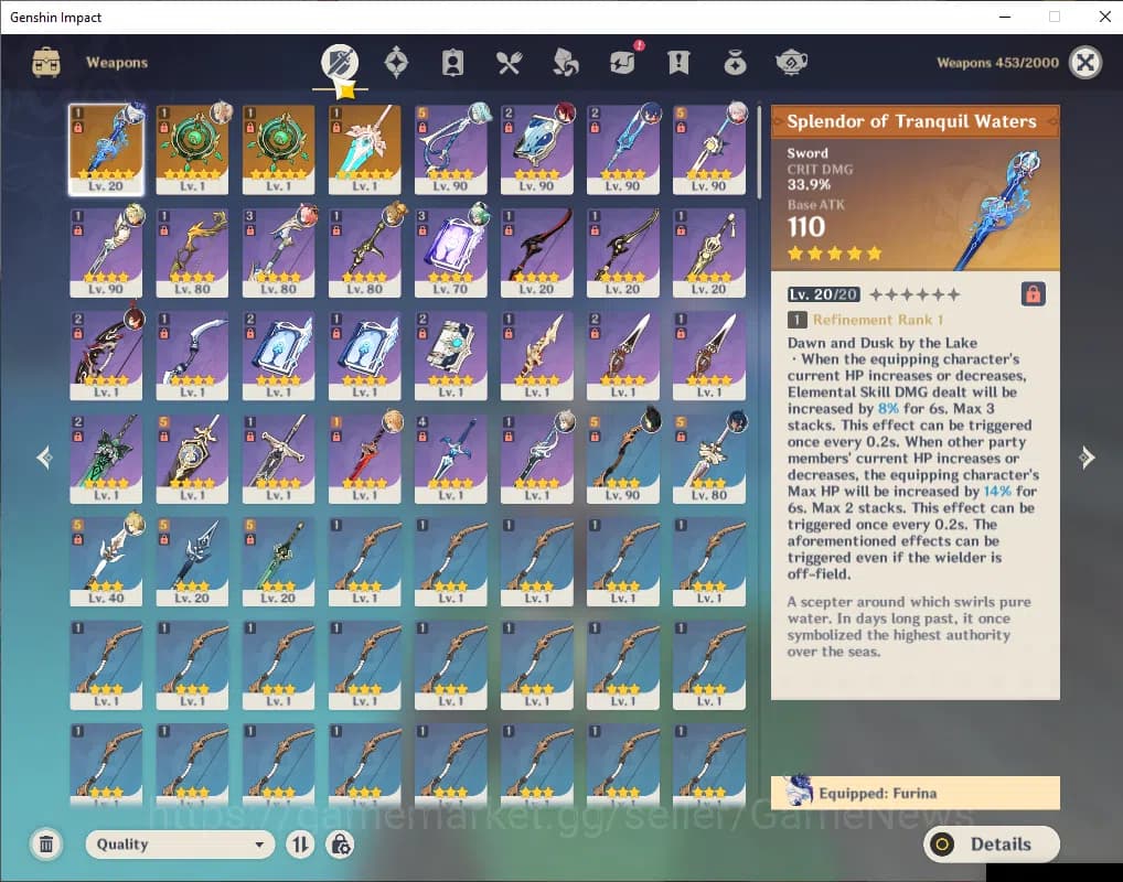Genshin Impact Accounts ASIA|AR 55|3 Limited +4(*5Weapon)|Furina+Sign,Linn image 11