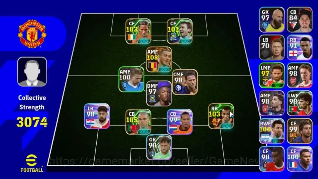 eFootball Accounts Android|BigTime Eden Hazard,Pepe,Cafu,Didier Drogb image 1