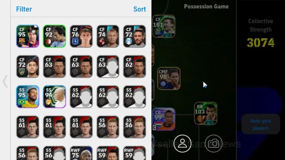 eFootball Accounts Android|BigTime Eden Hazard,Pepe,Cafu,Didier Drogb image 3