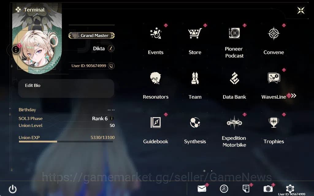 Wuthering Waves Accounts SEA | UL 50 |70 RT+ 47 FT|3 Limited | Lynae+Sign,C image 1