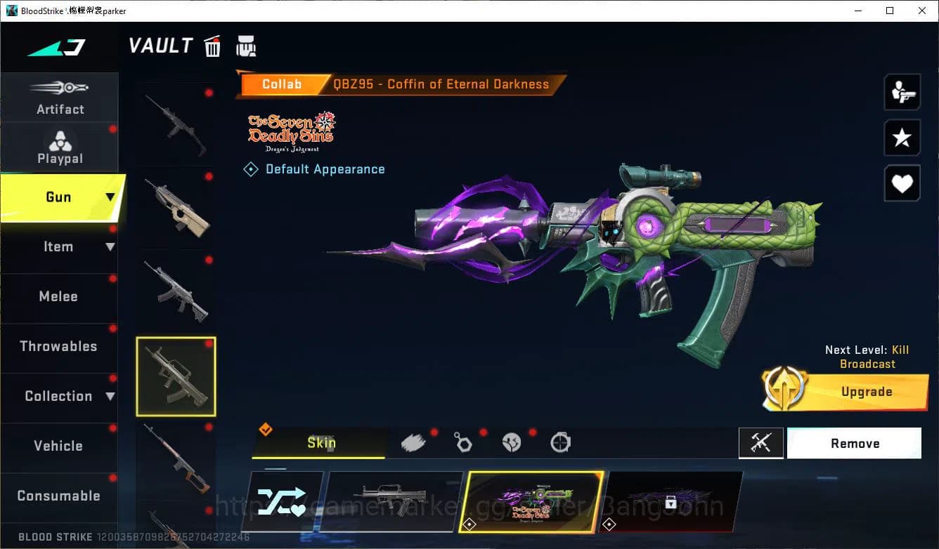 Blood Strike Accounts ASIA|COLLAB=AK47,M700,QBZ95|ULTRA=RAN,ZERO,UMP45|M image 6