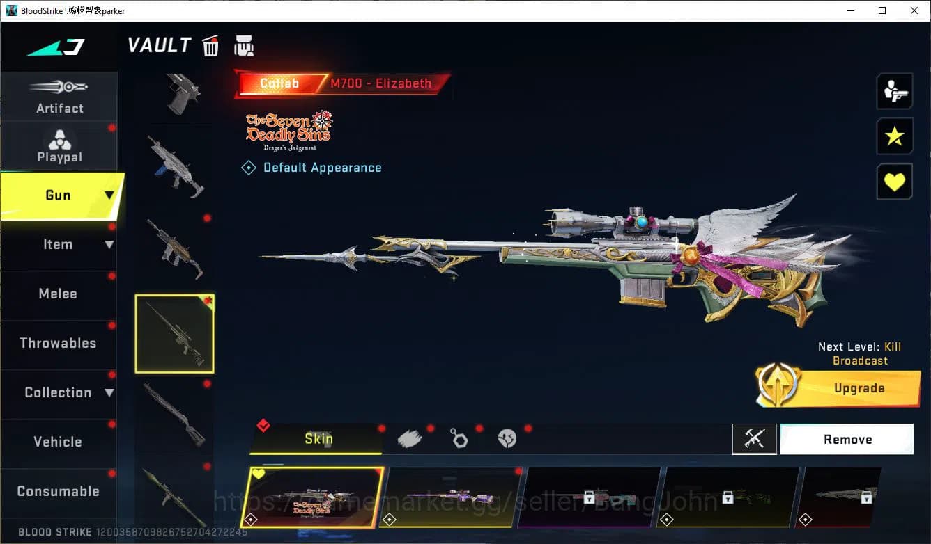 Blood Strike Accounts ASIA|COLLAB=AK47,M700,QBZ95|ULTRA=RAN,ZERO,UMP45|M image 7