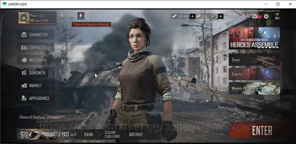 Arena Breakout Accounts MOBILE Lv30|SV 19,1M|CV 15M|SS AKM,ET AK-74N,GM AK image 1