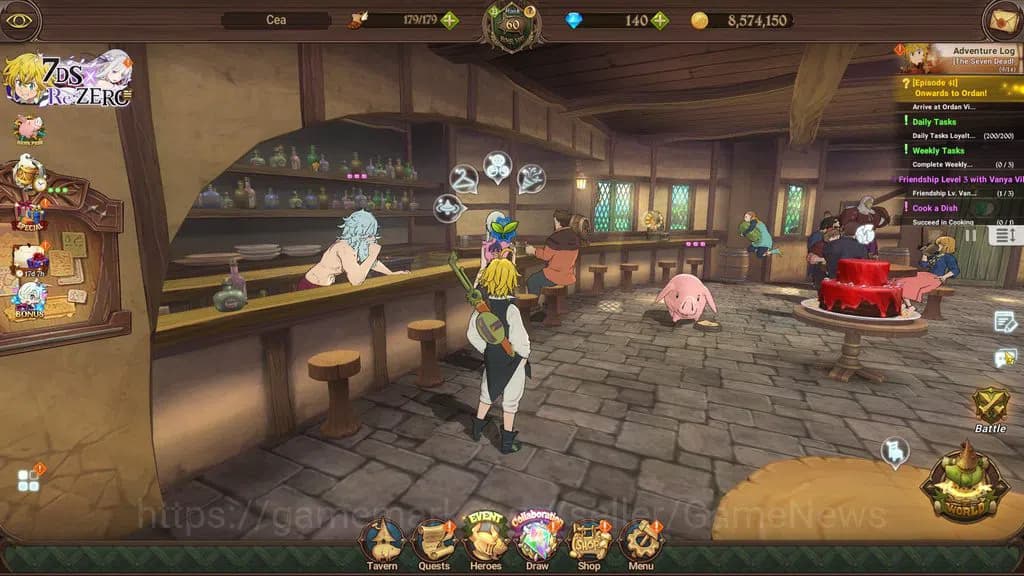 The Seven Deadly Sins: Grand Cross Accounts Global|1,1MCC|Chapter4|2LR+5UR+Collab|Helbram,Suba image 1