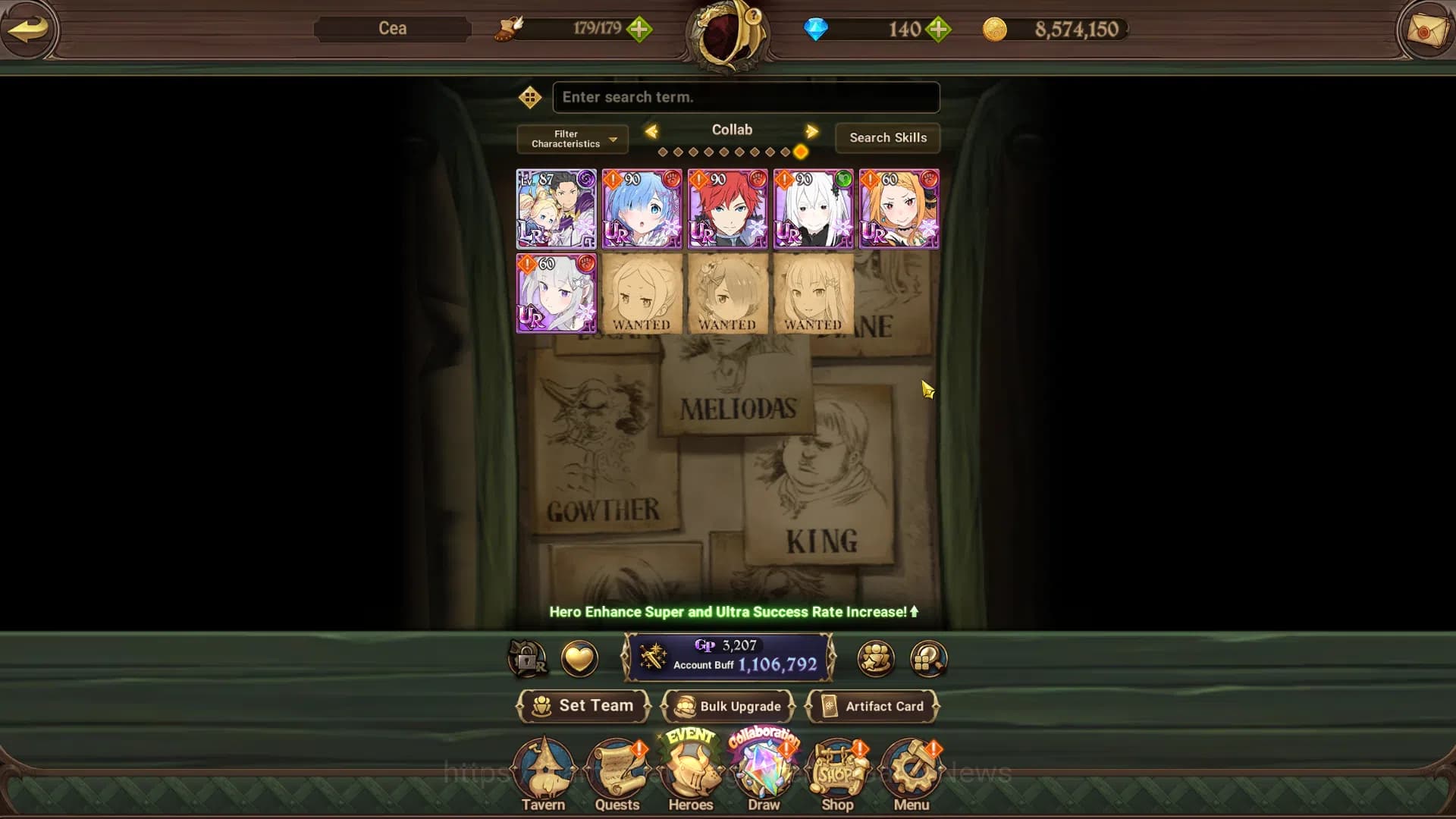 The Seven Deadly Sins: Grand Cross Accounts Global|1,1MCC|Chapter4|2LR+5UR+Collab|Helbram,Suba image 16