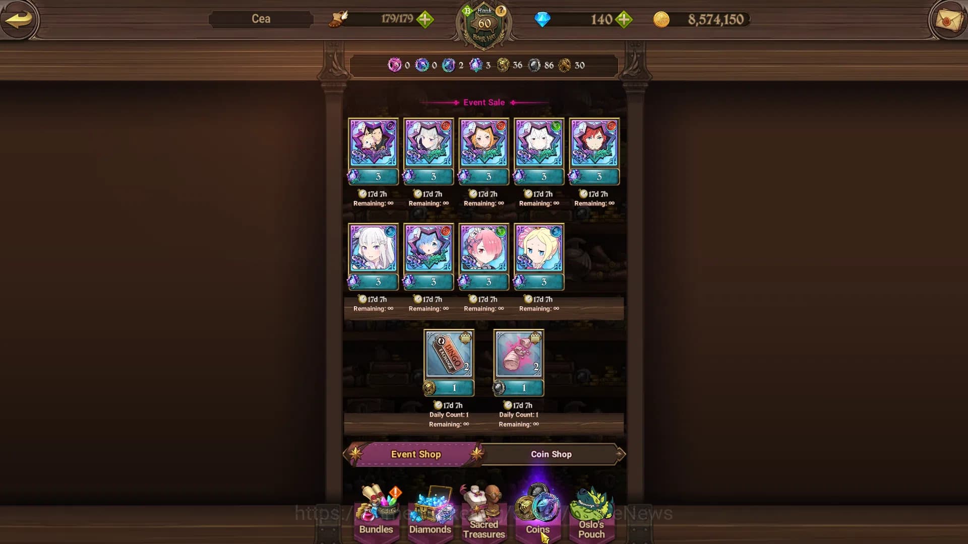 The Seven Deadly Sins: Grand Cross Accounts Global|1,1MCC|Chapter4|2LR+5UR+Collab|Helbram,Suba image 9