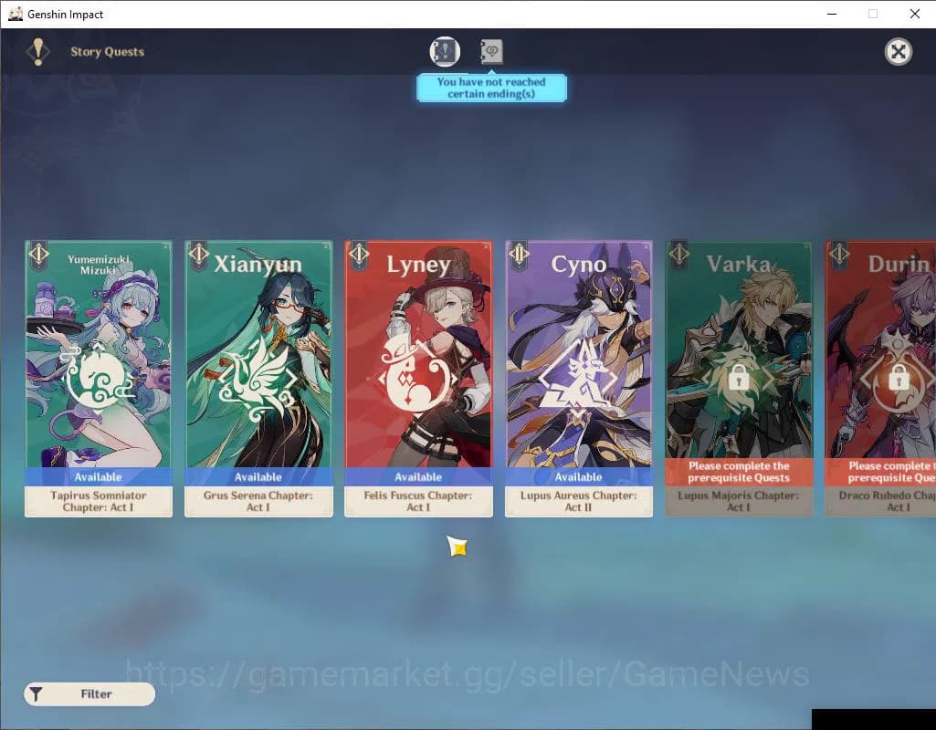 Genshin Impact Accounts ASIA|AR 56|6 Limited+7(*5Weapon)|[Nahida,Ayato,Cyn image 12