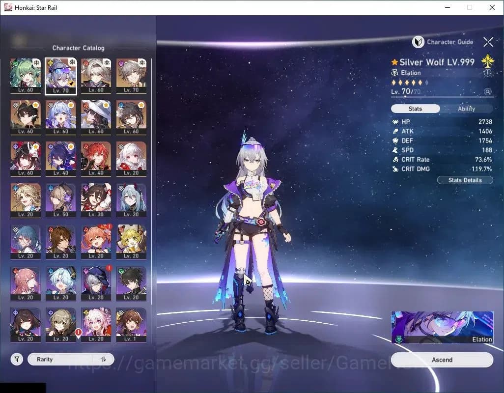 Honkai Star Rail Accounts Asia|TL 55|9 Limited|SW 999 E1+Sign,Sparkle,The Da image 4