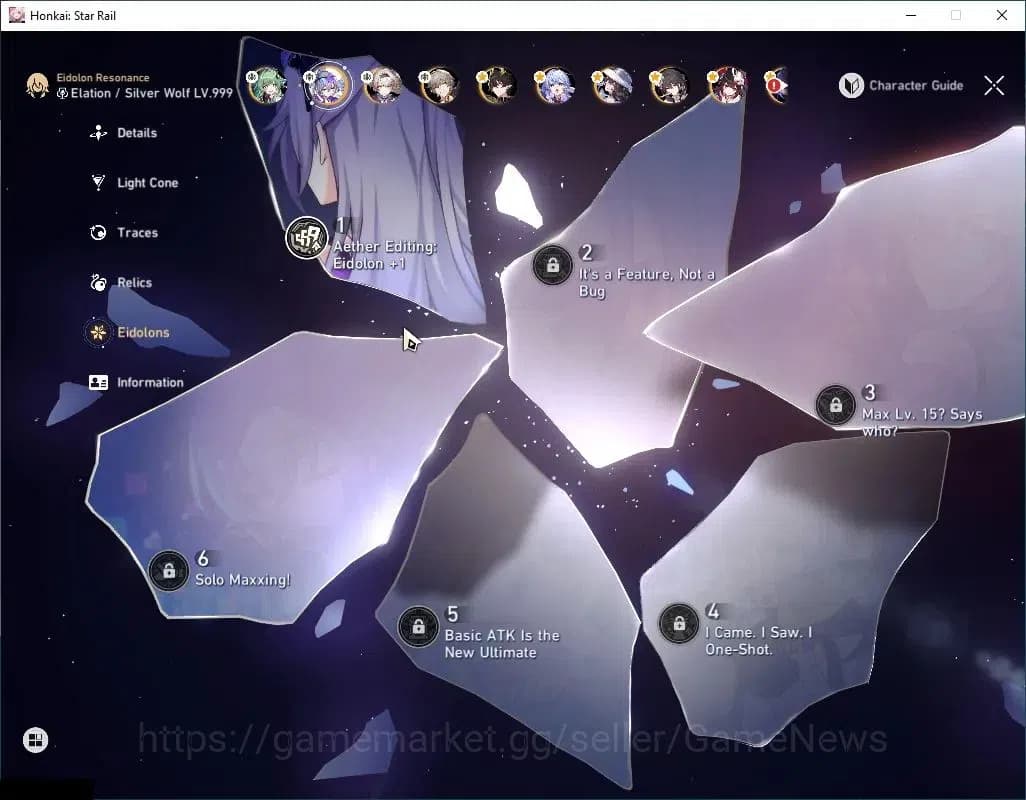 Honkai Star Rail Accounts Asia|TL 55|9 Limited|SW 999 E1+Sign,Sparkle,The Da image 5