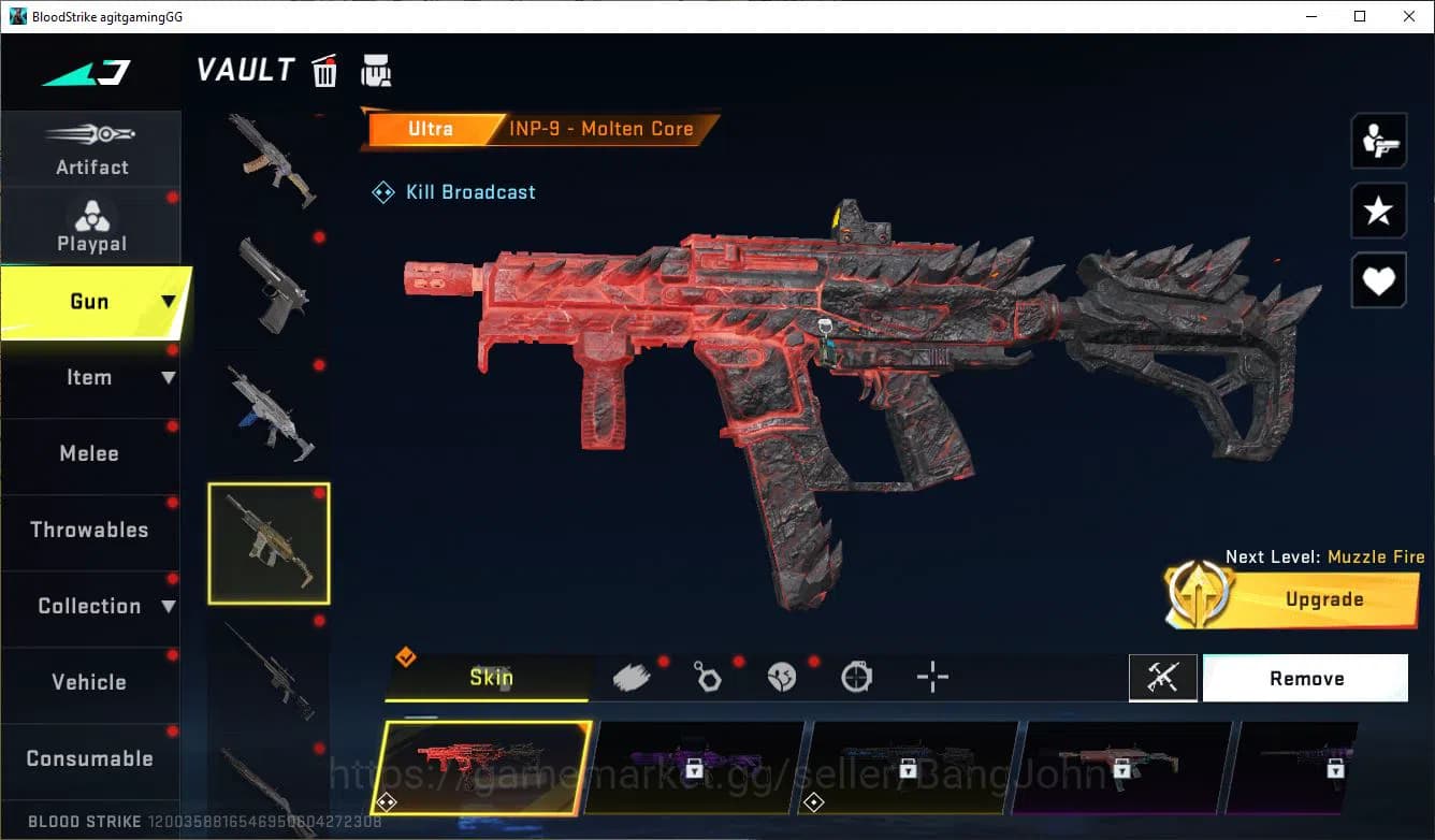Blood Strike Accounts ASIA||ULTRA=THALON KNIFE,UMP45,AR97,SCAR,INP-9,ORI image 10