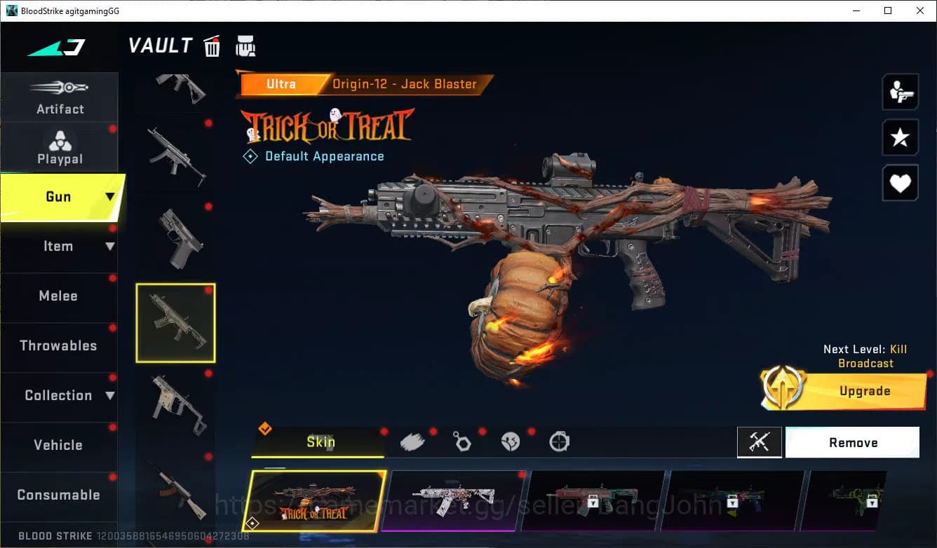 Blood Strike Accounts ASIA||ULTRA=THALON KNIFE,UMP45,AR97,SCAR,INP-9,ORI image 11