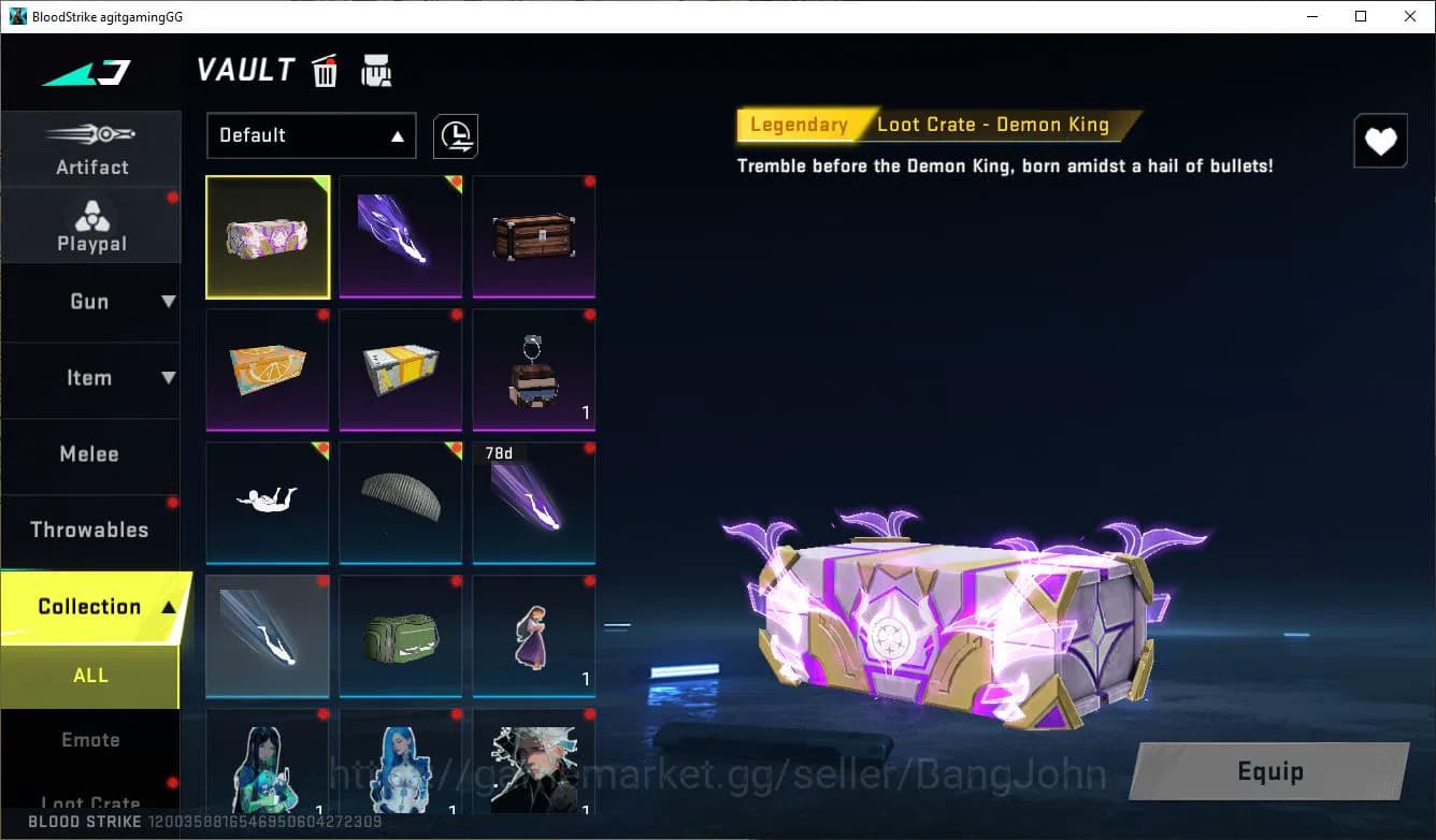 Blood Strike Accounts ASIA||ULTRA=THALON KNIFE,UMP45,AR97,SCAR,INP-9,ORI image 2