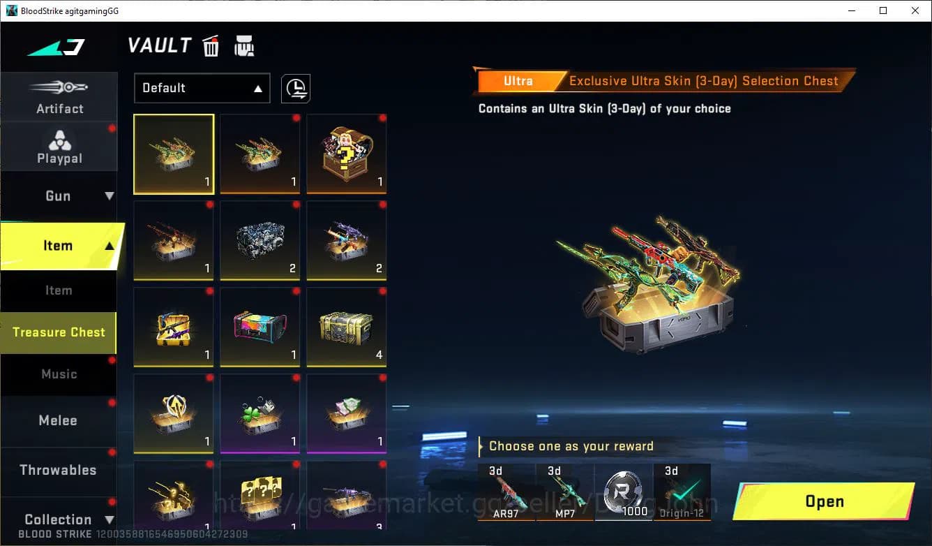 Blood Strike Accounts ASIA||ULTRA=THALON KNIFE,UMP45,AR97,SCAR,INP-9,ORI image 5