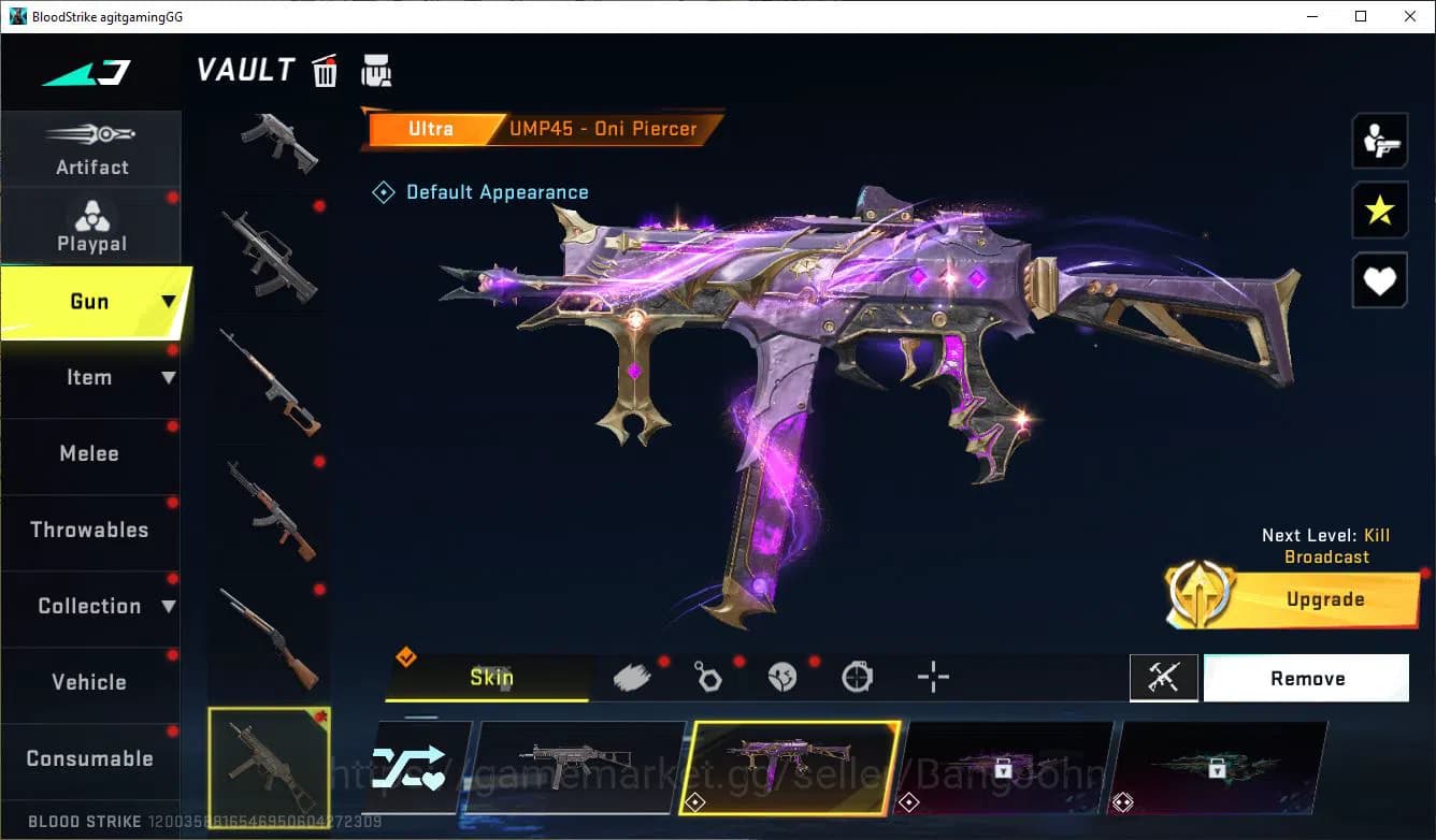 Blood Strike Accounts ASIA||ULTRA=THALON KNIFE,UMP45,AR97,SCAR,INP-9,ORI image 7