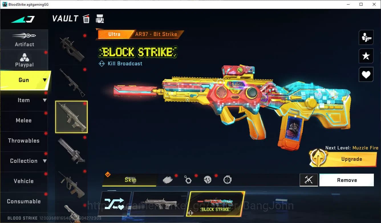 Blood Strike Accounts ASIA||ULTRA=THALON KNIFE,UMP45,AR97,SCAR,INP-9,ORI image 8