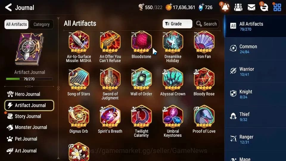 Epic Seven Accounts GLOBAL Unverif|17 ML (NM Luna,WOTM Tenebria,Salome image 11