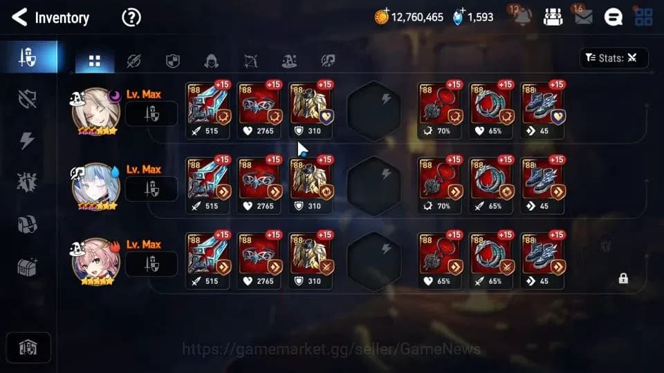 Epic Seven Accounts GLOBAL|UnVerif|4 ML(Spirit Eye Celine,Maid Chloe,U image 12