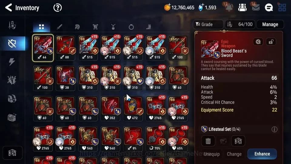 Epic Seven Accounts GLOBAL|UnVerif|4 ML(Spirit Eye Celine,Maid Chloe,U image 13