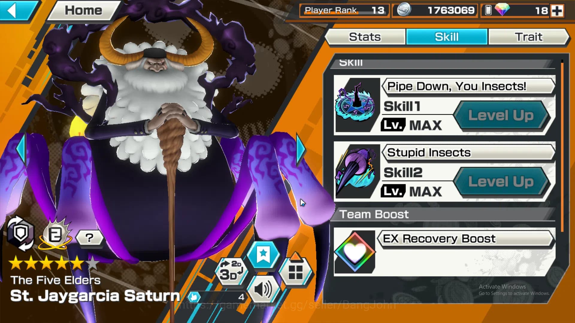 One Piece Bounty Rush Accounts GLOBAL | EX4 | max 5 | kuzan, Borsalino, Kuma and image 15