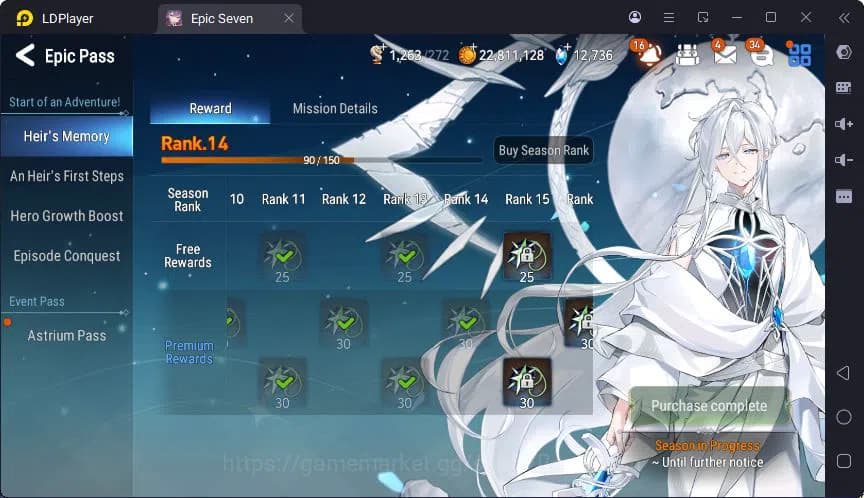 Epic Seven Accounts Global | LOTS | Cermia | Ras | Afternoon Soak Flan image 20