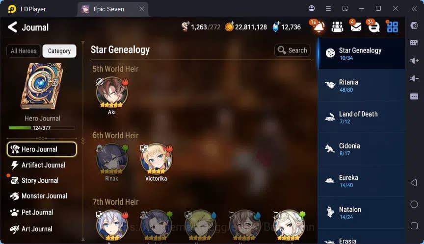 Epic Seven Accounts Global | LOTS | Cermia | Ras | Afternoon Soak Flan image 9