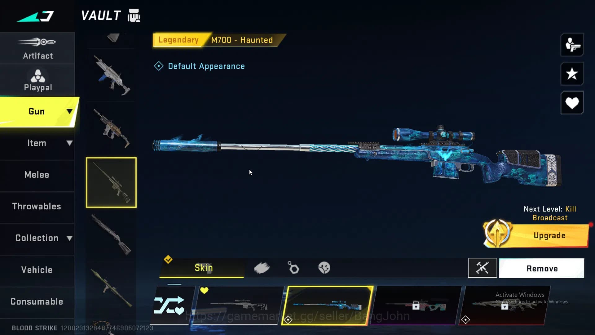 Blood Strike Accounts ASIA |LIMITED=BTFLY KNIFE|ULTRA=ONE HANDED AXE|COL image 10