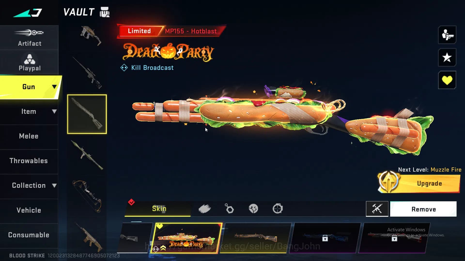 Blood Strike Accounts ASIA |LIMITED=BTFLY KNIFE|ULTRA=ONE HANDED AXE|COL image 11