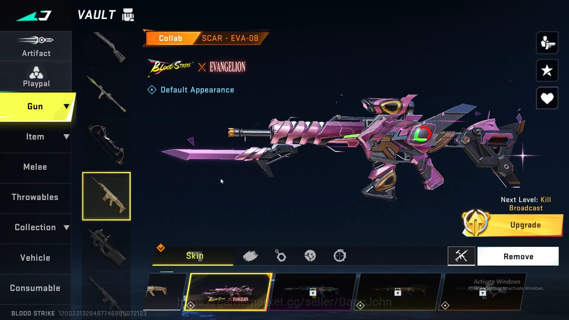 Blood Strike Accounts ASIA |LIMITED=BTFLY KNIFE|ULTRA=ONE HANDED AXE|COL image 12