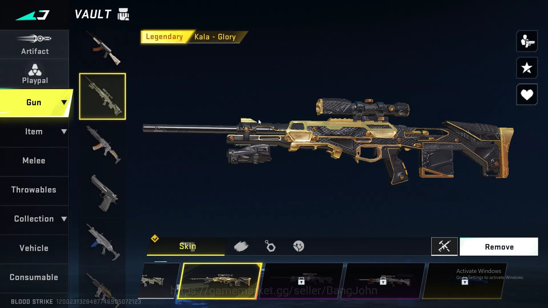 Blood Strike Accounts ASIA |LIMITED=BTFLY KNIFE|ULTRA=ONE HANDED AXE|COL image 6
