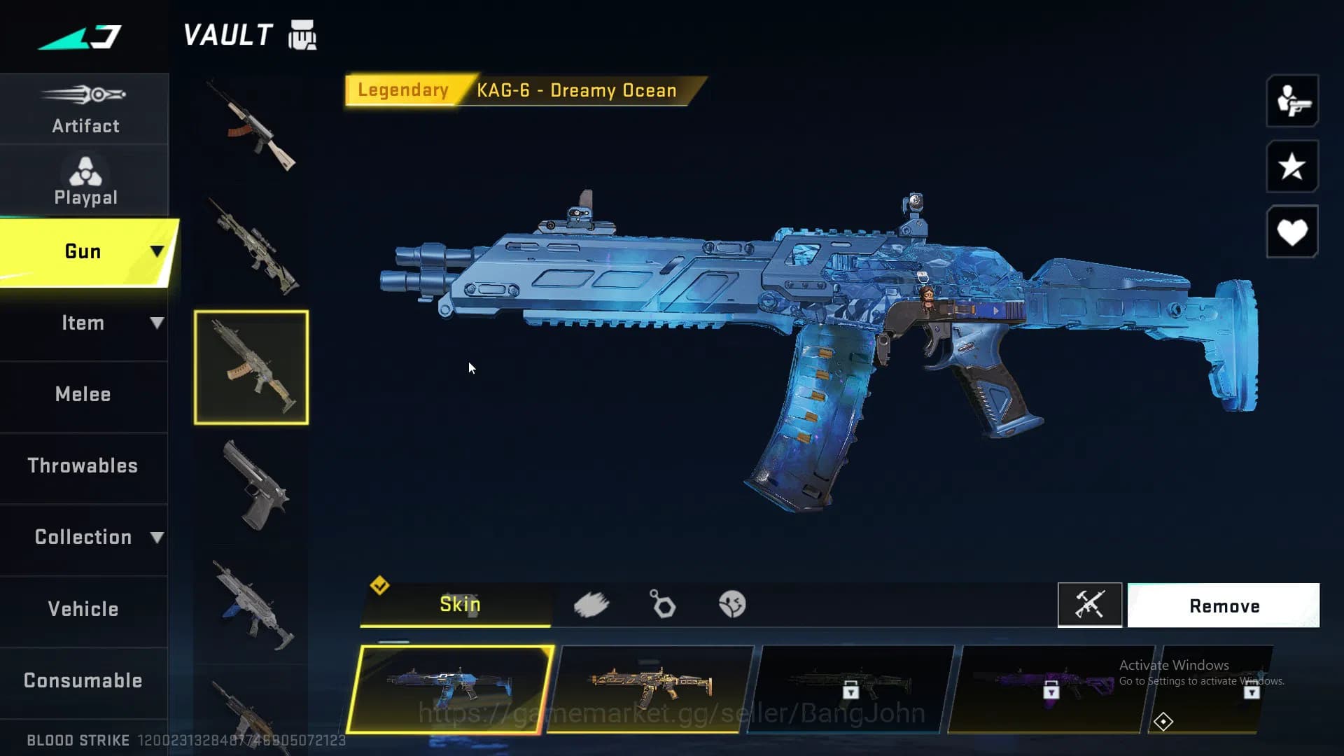 Blood Strike Accounts ASIA |LIMITED=BTFLY KNIFE|ULTRA=ONE HANDED AXE|COL image 7