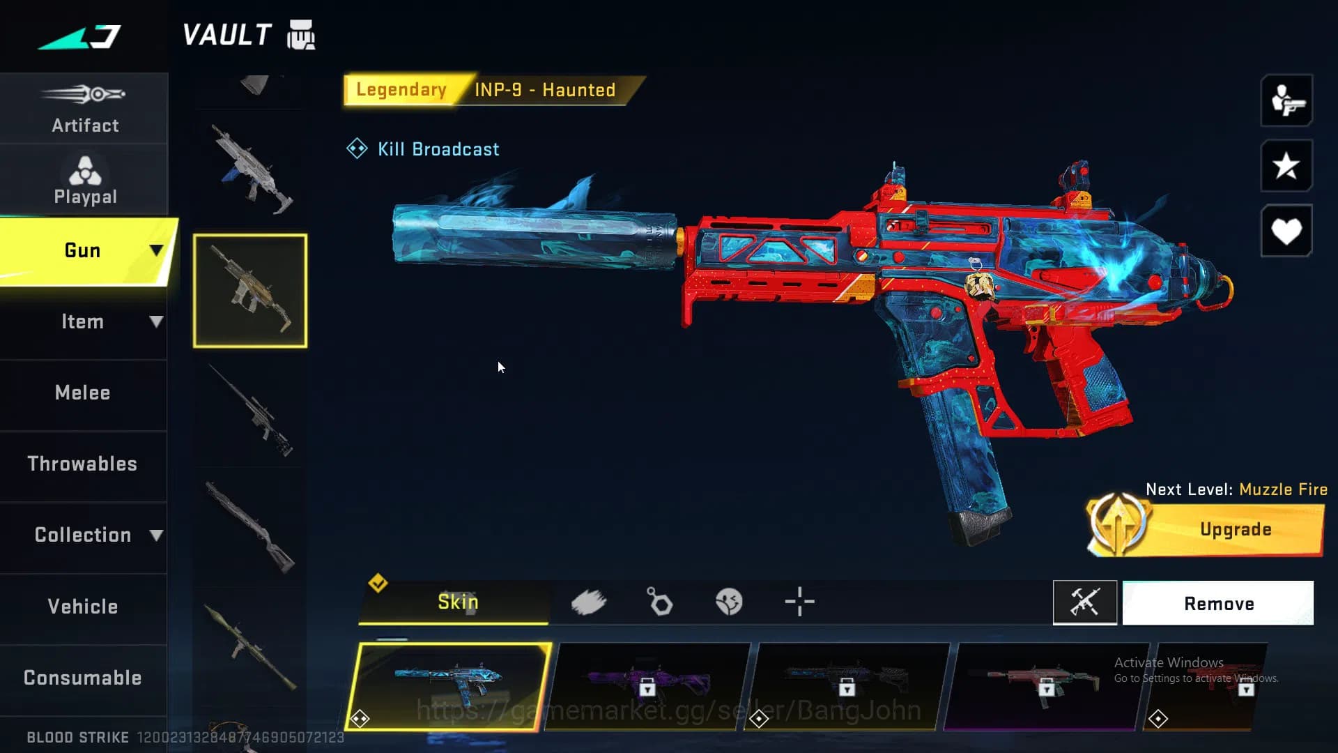 Blood Strike Accounts ASIA |LIMITED=BTFLY KNIFE|ULTRA=ONE HANDED AXE|COL image 9
