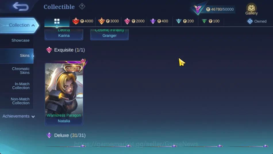 Mobile Legends: Bang Bang Accounts Hero 115|Skin 187|High Immo 111|Prime Granger,LB G image 12