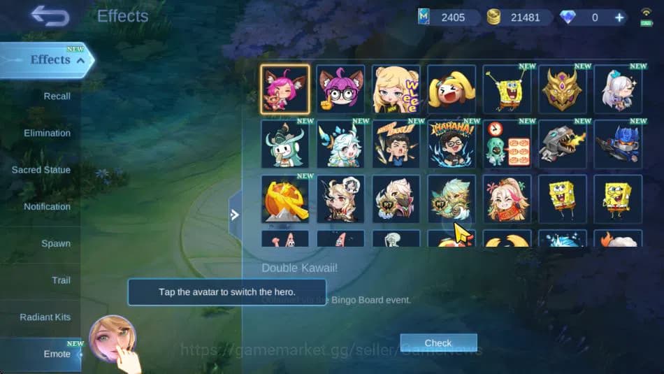 Mobile Legends: Bang Bang Accounts Hero 115|Skin 187|High Immo 111|Prime Granger,LB G image 2