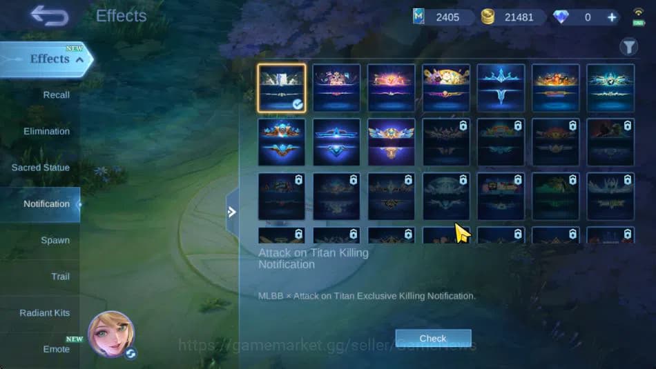Mobile Legends: Bang Bang Accounts Hero 115|Skin 187|High Immo 111|Prime Granger,LB G image 4