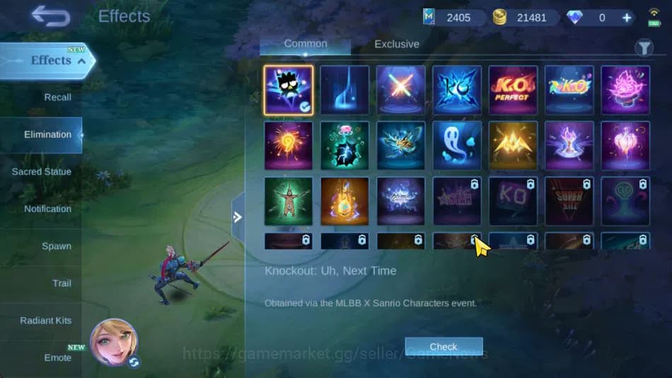 Mobile Legends: Bang Bang Accounts Hero 115|Skin 187|High Immo 111|Prime Granger,LB G image 5