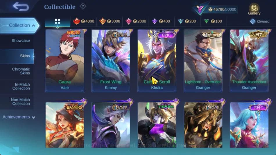 Mobile Legends: Bang Bang Accounts Hero 115|Skin 187|High Immo 111|Prime Granger,LB G image 9