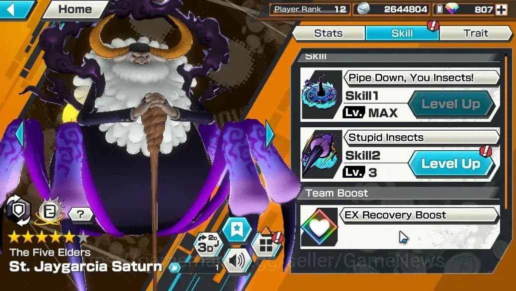 One Piece Bounty Rush Accounts Global |4 EX |T4E Marshall D. Teach,T5E Jaygarcia image 7