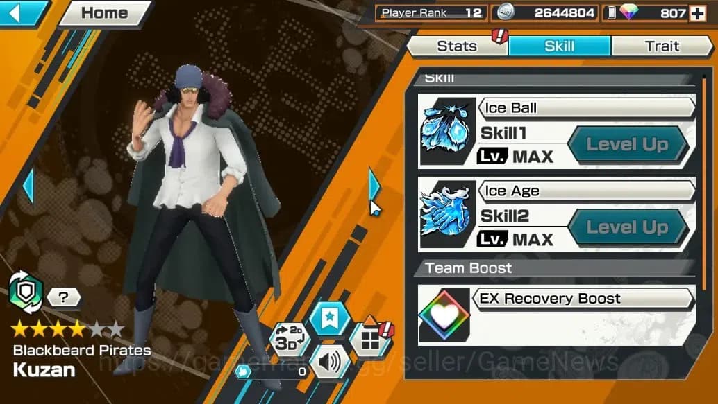 One Piece Bounty Rush Accounts Global |4 EX |T4E Marshall D. Teach,T5E Jaygarcia image 9